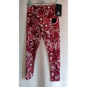 Converse All Star Girls Size S 8-10 Yrs 122-128cm Madder Pink Leggings